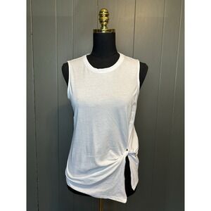 Express White Twist Tie Front Tank Top‎ XS Extra Small